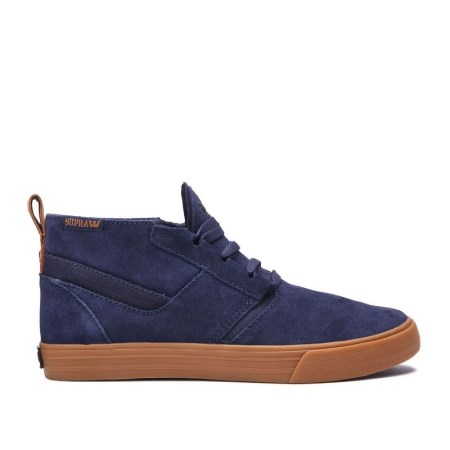 Supra Kensington Mens Low Tops Shoes Blue UK 79XUB